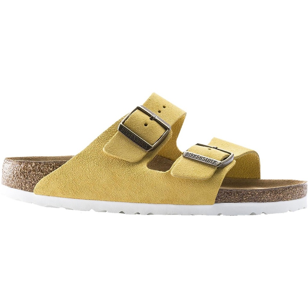 Birkenstock Arizona Soft footbed sandals - yellow suede size EU 37 women’s 6-6.5